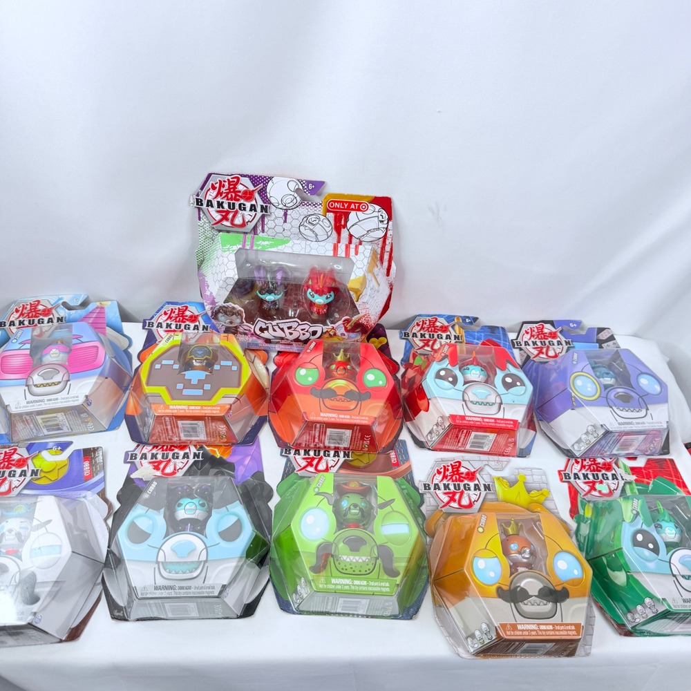 Bakugan Cubbo Collectible Figure Lot of 11 Target Exclusive 2-Pack Cowboy King